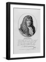 Portrait of Samuel Butler (1612-80) with an Sample of His Handwriting-Gerard Soest-Framed Premium Giclee Print