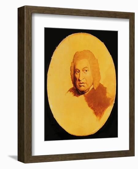 Portrait of Samuel Johnson (1709-84) c.1778-80-James Barry-Framed Premium Giclee Print