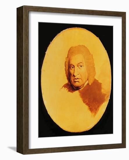 Portrait of Samuel Johnson (1709-84) c.1778-80-James Barry-Framed Giclee Print