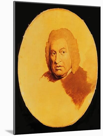 Portrait of Samuel Johnson (1709-84) c.1778-80-James Barry-Mounted Giclee Print