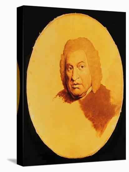 Portrait of Samuel Johnson (1709-84) c.1778-80-James Barry-Stretched Canvas