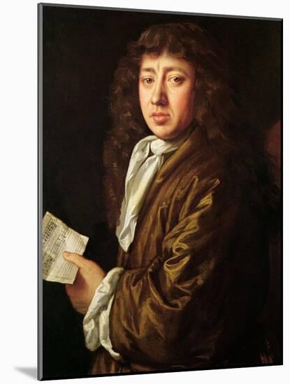 Portrait of Samuel Pepys-John Hayls-Mounted Giclee Print