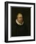 Portrait of Samuel Van Lansbergen, Remonstrant Minister in Rotterdam-Bartholomeus Van Der Helst-Framed Art Print