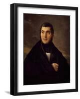 Portrait of Sante Giacomelli-Natale Schiavoni-Framed Giclee Print