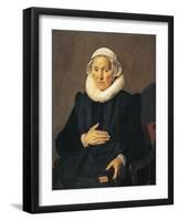 Portrait of Sarah Andriesdochter Hessix, 1626-Frans Hals-Framed Giclee Print