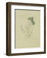 Portrait of Sarah Bernhardt, 1879-Jules Bastien-Lepage-Framed Giclee Print