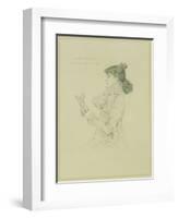 Portrait of Sarah Bernhardt, 1879-Jules Bastien-Lepage-Framed Giclee Print