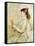 Portrait of Sarah Bernhardt-Jules Bastien-Lepage-Framed Stretched Canvas
