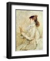 Portrait of Sarah Bernhardt-Jules Bastien-Lepage-Framed Giclee Print