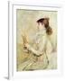 Portrait of Sarah Bernhardt-Jules Bastien-Lepage-Framed Giclee Print