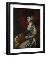 Portrait of Sarah Siddons, 1785-Thomas Gainsborough-Framed Giclee Print