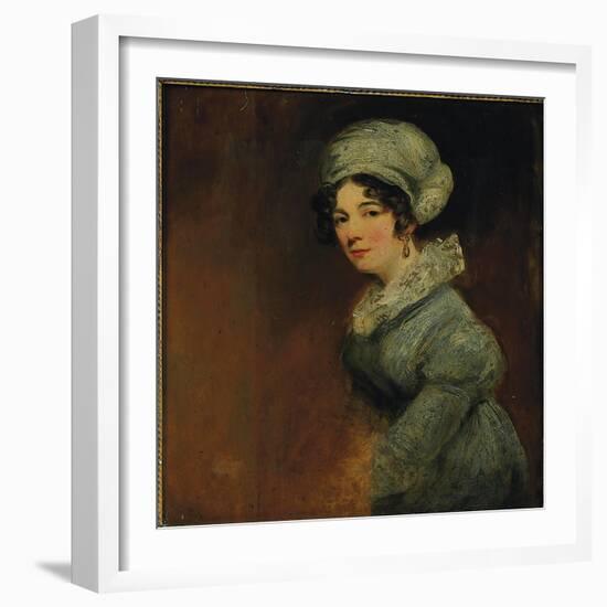 Portrait of Sarah Spencer, Wife of William, 3rd Baron Lyttelton-John Jackson-Framed Giclee Print