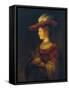 Portrait of Saskia Van Uylenburgh, the Artist's Wife, 1633/34-Rembrandt van Rijn-Framed Stretched Canvas