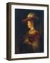 Portrait of Saskia Van Uylenburgh, the Artist's Wife, 1633/34-Rembrandt van Rijn-Framed Giclee Print