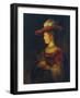 Portrait of Saskia Van Uylenburgh, the Artist's Wife, 1633/34-Rembrandt van Rijn-Framed Giclee Print