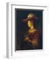 Portrait of Saskia Van Uylenburgh, the Artist's Wife, 1633/34-Rembrandt van Rijn-Framed Giclee Print