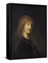 Portrait of Saskia Van Uylenburgh-Rembrandt van Rijn-Framed Stretched Canvas