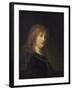 Portrait of Saskia Van Uylenburgh-Rembrandt van Rijn-Framed Giclee Print