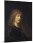 Portrait of Saskia Van Uylenburgh-Rembrandt van Rijn-Mounted Giclee Print