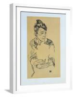 Portrait of Schiele's Mother-Egon Schiele-Framed Collectable Print