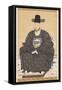 Portrait of Scholar-official Robe, 19th century-Korean School-Framed Stretched Canvas