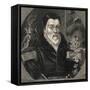 Portrait of Scholar William Tyndale-null-Framed Stretched Canvas