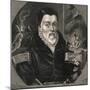 Portrait of Scholar William Tyndale-null-Mounted Giclee Print