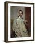 Portrait of Sculptor Giovanni Mayer-Umberto Veruda-Framed Giclee Print