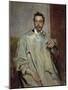 Portrait of Sculptor Giovanni Mayer-Umberto Veruda-Mounted Giclee Print