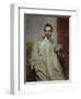 Portrait of Sculptor Giovanni Mayer-Umberto Veruda-Framed Giclee Print