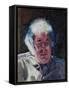 Portrait of Seamus Heaney, 1987-Peter Edwards-Framed Stretched Canvas