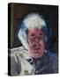 Portrait of Seamus Heaney, 1987-Peter Edwards-Stretched Canvas