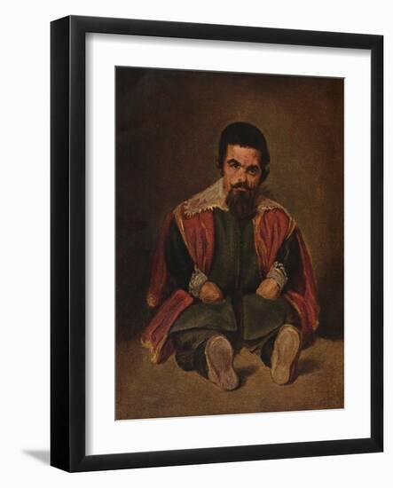 Portrait of Sebastian de Morra, c1645, (1902)-Diego Velasquez-Framed Giclee Print