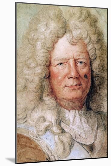 Portrait of Sebastien Le Prestre de Vauban-Charles Le Brun-Mounted Giclee Print