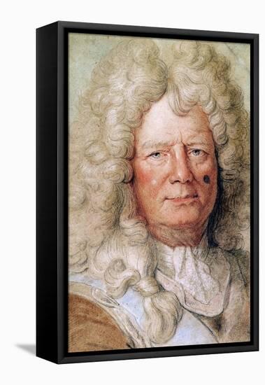 Portrait of Sebastien Le Prestre de Vauban-Charles Le Brun-Framed Stretched Canvas