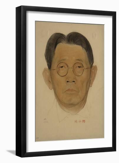 Portrait of Sen Katayama (1859-193), 1922-Nikolai Andreevich Andreev-Framed Giclee Print