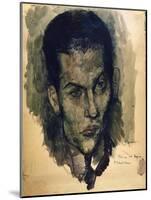 Portrait of Serge Lifar-Pavel Tchelitchev-Mounted Giclee Print