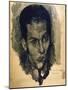 Portrait of Serge Lifar-Pavel Tchelitchev-Mounted Giclee Print