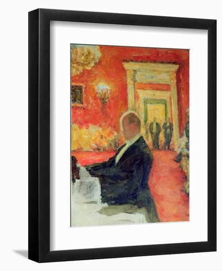 Portrait of Sergei Prokofiev at Work, 1937-Leonid Osipovic Pasternak-Framed Giclee Print