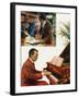 Portrait of Sergei Rachmaninov-Andrew Howat-Framed Giclee Print