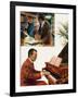 Portrait of Sergei Rachmaninov-Andrew Howat-Framed Giclee Print