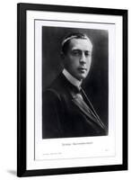 Portrait of Sergei Rachmaninov-null-Framed Photographic Print