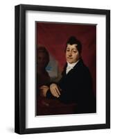 Portrait of Sergei Savvich Yakovlev (1763-181), C. 1810-Vladimir Lukich Borovikovsky-Framed Premium Giclee Print