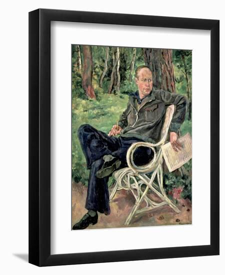 Portrait of Sergei Sergeevich Prokofiev, 1934-Petr Petrovic Konchalovsky-Framed Giclee Print