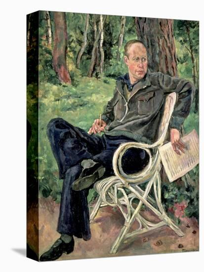 Portrait of Sergei Sergeevich Prokofiev, 1934-Petr Petrovic Konchalovsky-Stretched Canvas