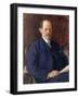 Portrait of Sergey Ivanovich Senkov, 1908-Ivan Semyonovich Kulikov-Framed Giclee Print