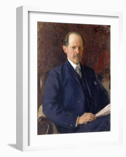 Portrait of Sergey Ivanovich Senkov, 1908-Ivan Semyonovich Kulikov-Framed Giclee Print