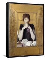 Portrait of Severine by Louis Welden Hawkins-null-Framed Stretched Canvas