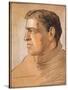 Portrait of Shackleton, from 'The Heart of the Antarctic' by Sir Ernest Shackleton (1874-1922)-George Marston-Stretched Canvas