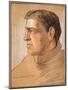 Portrait of Shackleton, from 'The Heart of the Antarctic' by Sir Ernest Shackleton (1874-1922)-George Marston-Mounted Giclee Print